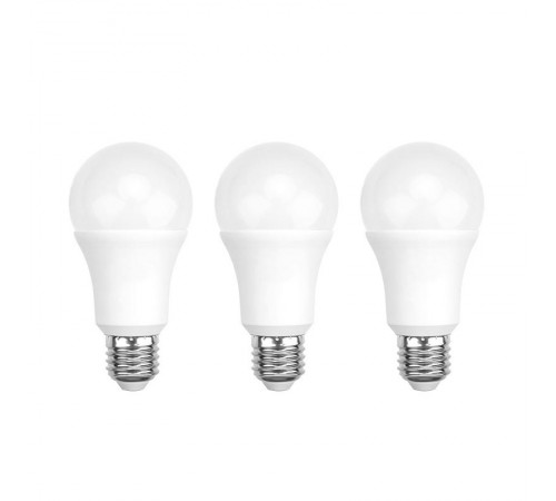 Лампа светодиодная Груша A80 25.5 Вт E27 2423 Лм 2700 K теплый свет (3 шт./уп.)  604-015-3  Rexant