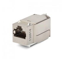 Вставка Keystone Jack KJNE-8P8C-C5e-90-SH-F-WH RJ-45(8P8C),кат.5e,экран.,110 IDC,зад.с пом.NE-TOOL,белая  46659  Hyperline