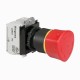 Кнопка с грибовидным толкателем  40 - Osmoz - в сборе - с ключом - авар. отключение - EN 418 - красный  023727  Legrand
