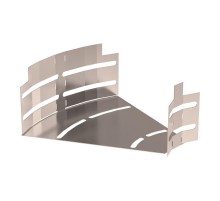 Угол горизонтальный изменяемый 0-45 градусов Стандарт INOX (AISI 409) 200х80  PR16.3651  Промрукав