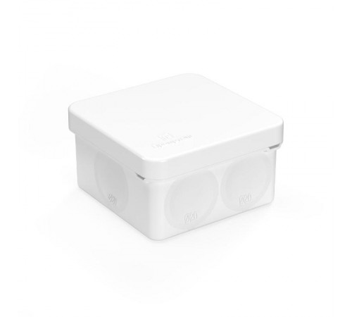 Коробка распределительная 60-0200-9003 для прямого монтажа двухкомпонентная безгалогенная (HF) белая 70х70х40 (150шт/кор)  60-0200-9003  Промрукав