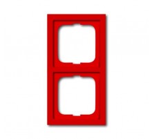 Рамка 2-постовая, серия Future linear, цвет красный  2CKA001754A4714  ABB