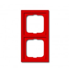 Рамка 2-постовая, серия Future linear, цвет красный  2CKA001754A4714  ABB