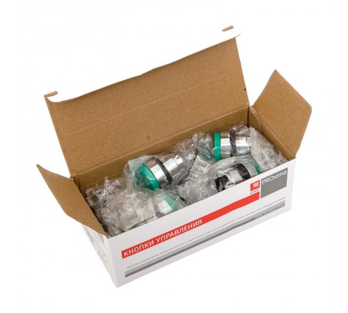 Исполнительный механизм кнопки XB4 зеленый выпирающая  возвратный без фиксации, без подсветки EKF PROxima    XB4BL-G   EKF 