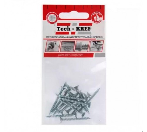 Саморез ШУц 4,0х40 пот. гол. (15 шт) - пакет ( 0,034 кг)  102430  Tech-KREP
