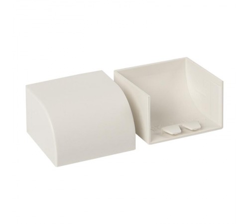 Заглушка (40х25) (4 шт) Plast EKF PROxima Белый    ecw-40-25x4   EKF