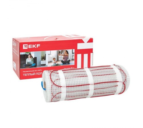 Теплый пол (мат нагревательный) "Уют" 10 кв.м. 1500 Вт PROxima  nm2-1500-10  EKF