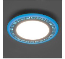 Светильник светодиодный встраиваемый декоративный AL2440, 16W, 1280Lm, белый (4000К) и синий  29598  FERON