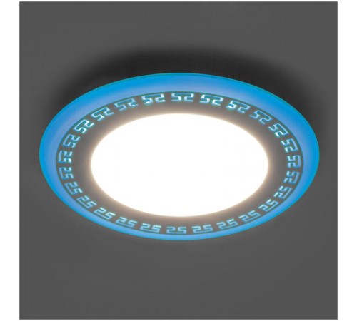 Светильник светодиодный встраиваемый декоративный AL2440, 16W, 1280Lm, белый (4000К) и синий  29598  FERON