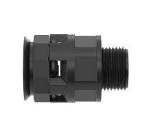 Муфта труба-коробка DN 17 мм. M20х1.5. полиамид. цвет чёрный  PAM17M20N  DKC