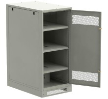 ITK LINEA B Шкаф (пустой) 1350х600мм дверь метал. сер.  LB35-13H69-M  ITK