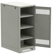 ITK LINEA B Шкаф (пустой) 1350х600мм дверь метал. сер.  LB35-13H69-M  ITK