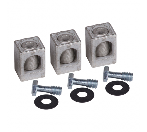 Комплект зажимов одногнездных 185 кв мм ВА04-36/ВА51-35-УХЛ3  141134  КЭАЗ