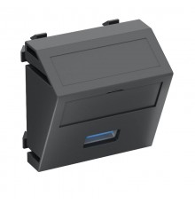 Мультимедийная рамка USB 3.0 A Modul45 (черный) (MTS-U3A S SWGR1)  6104889  OBO Bettermann