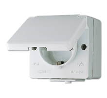 Штепсельная розетка SCHUKO для накладного монтажа IP44  620WX  Jung