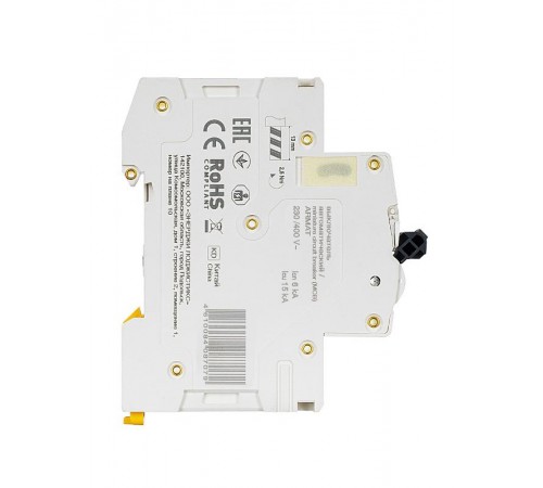 Выключатель автоматический двухполюсный M06N 2P B 8А 6кА ARMAT  AR-M06N-2-B008  IEK