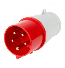 Вилка 025 переносная 3Р+РЕ+N 32А 380В IP44  11-8905  REXANT