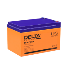 Акумуляторная батарея UPS серии DTM 1215  12В/15Ач  DTM 1215  DELTA