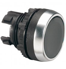 Кнопка с пружинным возвратом  22,3 - Osmoz - для комплектации - потайная головка - без подсветки - чёрный  023806  Legrand