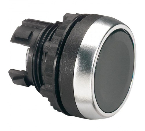 Кнопка с пружинным возвратом  22,3 - Osmoz - для комплектации - потайная головка - без подсветки - чёрный  023806  Legrand