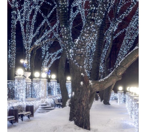 Светодиодная гирлянда ARD-STRING-PRO-10000-GREEN-100LED-FLASH WHITE (230V, 7W)  025857  Arlight