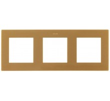 Simon 24 Золото Рамка 3-ая  2400630-066  Simon