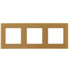 Simon 24 Золото Рамка 3-ая  2400630-066  Simon