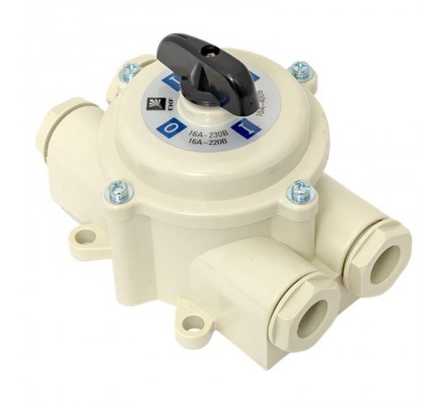 Пакетный выключатель ПВ 4-16 М1 пл. IP56 EKF PROxima  pv-4-16-4  EKF