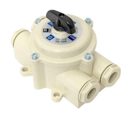 Пакетный выключатель ПВ 4-16 М1 пл. IP56 EKF PROxima  pv-4-16-4  EKF