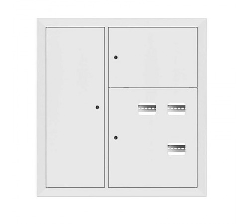 Щит этажный 3 кв. RAL9003 со слаботочным отсеком слева (1000х950х150)  mb29-v-3z-ral9003  EKF