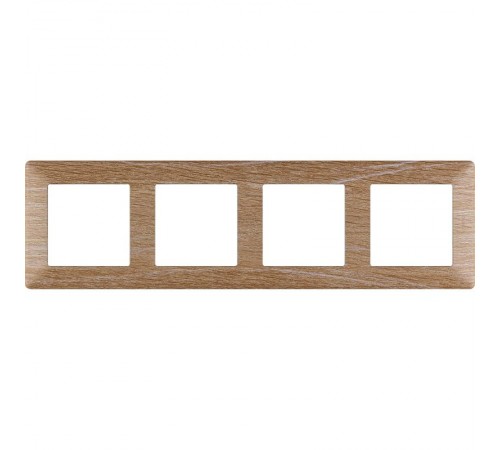Valena LIFE Светлое дерево Рамка 4-ая  754184  Legrand