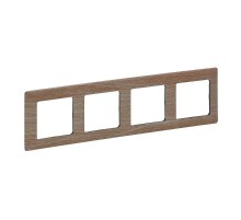 Valena LIFE Светлое дерево Рамка 4-ая  754184  Legrand