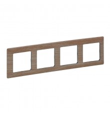 Valena LIFE Светлое дерево Рамка 4-ая  754184  Legrand