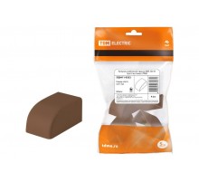 Заглушка кабельной трассы КМЗ 20х10 бук (4 шт./комп.)  SQ0411-0332  TDM