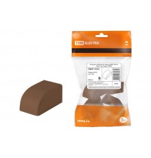 Заглушка кабельной трассы КМЗ 20х10 бук (4 шт./комп.)  SQ0411-0332  TDM