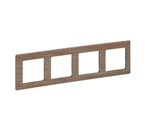 Valena LIFE Светлое дерево Рамка 4-ая  754184  Legrand