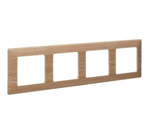 Valena LIFE Светлое дерево Рамка 4-ая  754184  Legrand