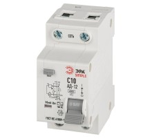 АВДТ 4,5кА  SIMPLE D12E2C10AC30 АД-12 электронное 1P+N С10 30мА тип АС   Б0058919  ЭРА