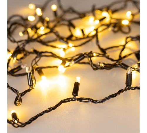 Светодиодная гирлянда ARD-STRING-CLASSIC-1000-BLACK-100LED-PULSE Warm (230V, 7W) (Ardecoled, IP65)  031649  Arlight