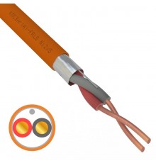 Кабель огнестойкий REXANT КПСЭнг(А)-FRLS 1x2x0,20 мм, бухта 200 м 01-4900-1  REXANT