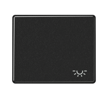 Клавиша для выключателя с символом "освещение"; черная  SL590LSW  Jung