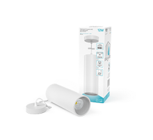 Светильник светодиодный накладной/подвесной HD036 12W (белый/белый) 4100K 79*200мм 1/10  HD036  Gauss