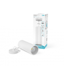 Светильник светодиодный накладной/подвесной HD036 12W (белый/белый) 4100K 79*200мм 1/10  HD036  Gauss