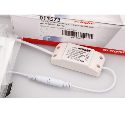 Светодиодная панель LT-S200x200WH 16W Warm White 120deg  015573  Arlight