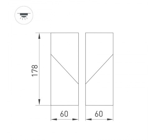 Светильник SP-TWIST-SURFACE-S60x60-12W Day4000 (BK, 30 deg) (Arlight, IP40 Металл, 3 года)  026770(1)  Arlight