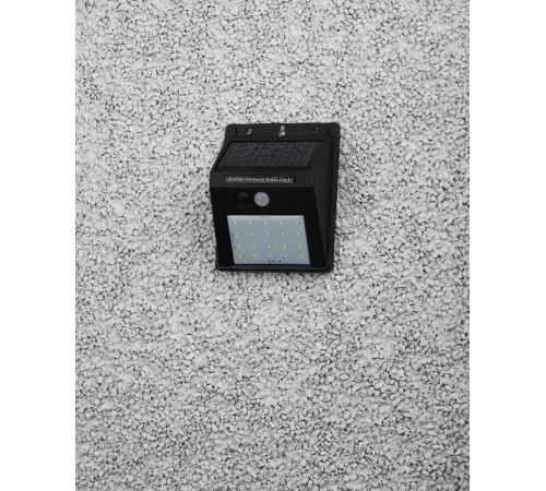 ERAFS064-04 Фасадный светильник с датчиком движения, на солнечной батарее, 20LED, 60 lm  Б0044244  ЭРА