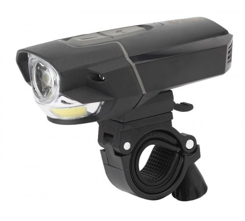 Фонарь велосипедный VA-901  [5Вт + COB, подсветка колеса, алюминий, литий, зарядка от USB, бл]  Б0033767  ЭРА