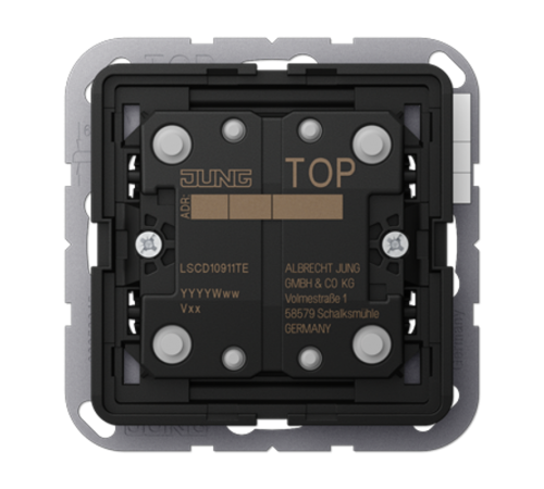 Дополнительный кнопочный модуль "универсальный" F10 на 1 группу; KNX  LSCD10911TE  Jung