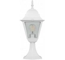 Светильник садово-парковый 4104 60W 230V E27 150*150*410мм белый  11019  FERON