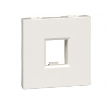 Altira Белый Плата лицевая W45 2 модуля 1xKeystone RAL9010  RIN-144-BE  SE